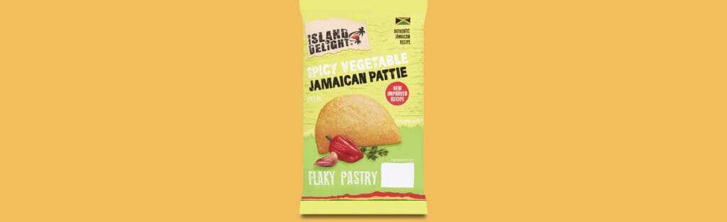 Spicy Veg Jamaican Pattie